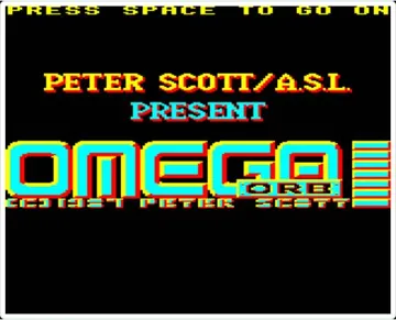 Omega Orb (1987)(Audiogenic Software Ltd.) screen shot title